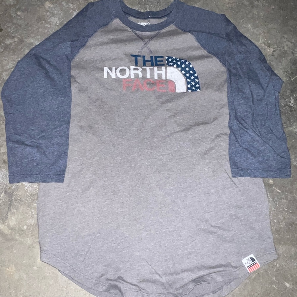 North face baseball tee